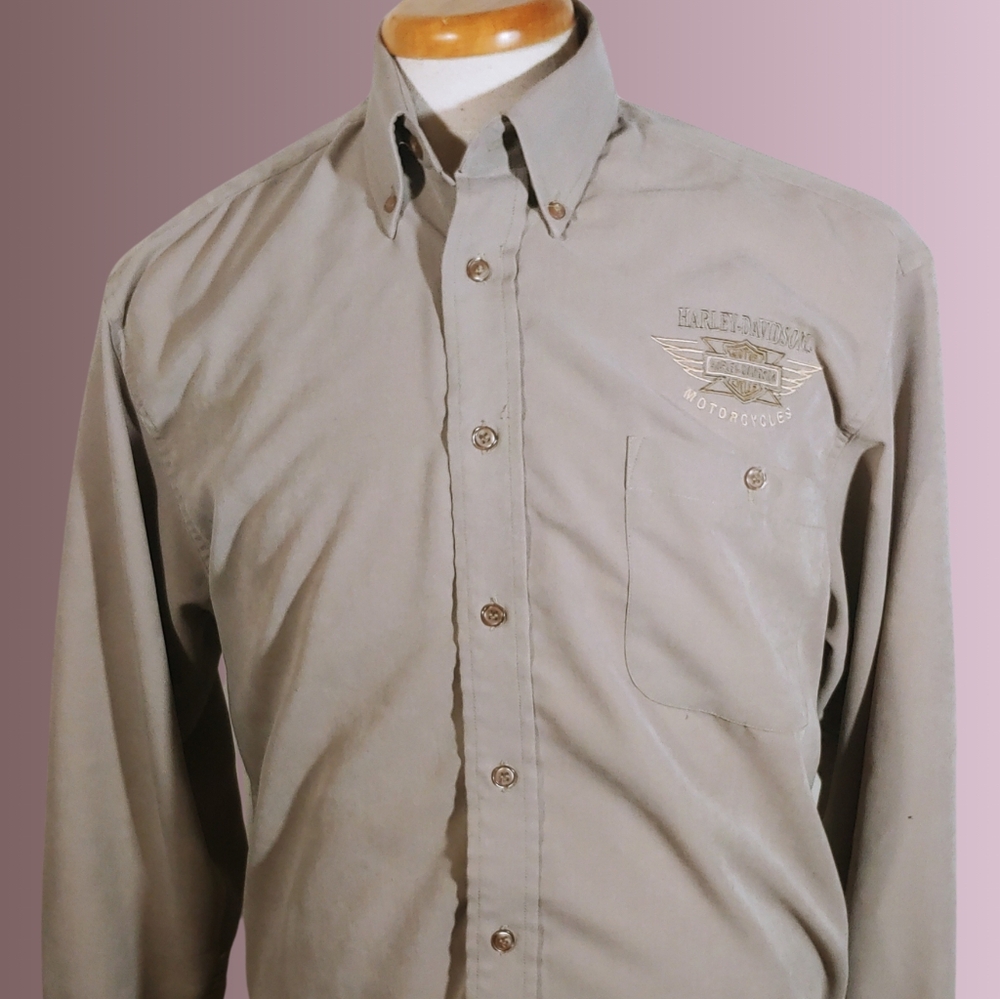 Harley-Davidson Tan Lightweight Shirt Jacket